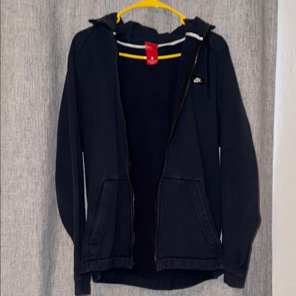 Nike Black Zip-Up Hoodie
